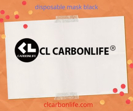 disposable mask black.gif  by clcarbonlife