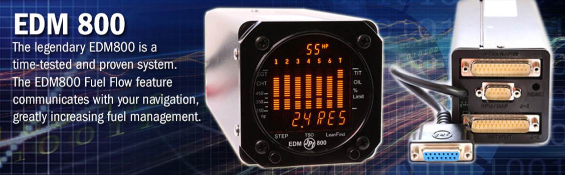 The Engine Data Management 800 system is the most advanced and accurate piston engine-monitoring instrument on the market. Using the latest microprocessor technology, the EDM will monitor up to twenty-four critical parameters in your engine, four times a 