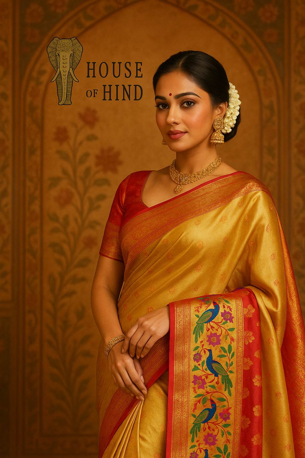 Houseof Hind Guide to Authentic Paithani Saree History and Styling.png  by houseofhind