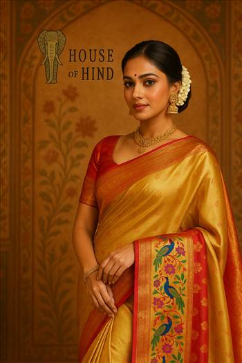 Houseof Hind Guide to Authentic Paithani Saree History and Styling.png by houseofhind