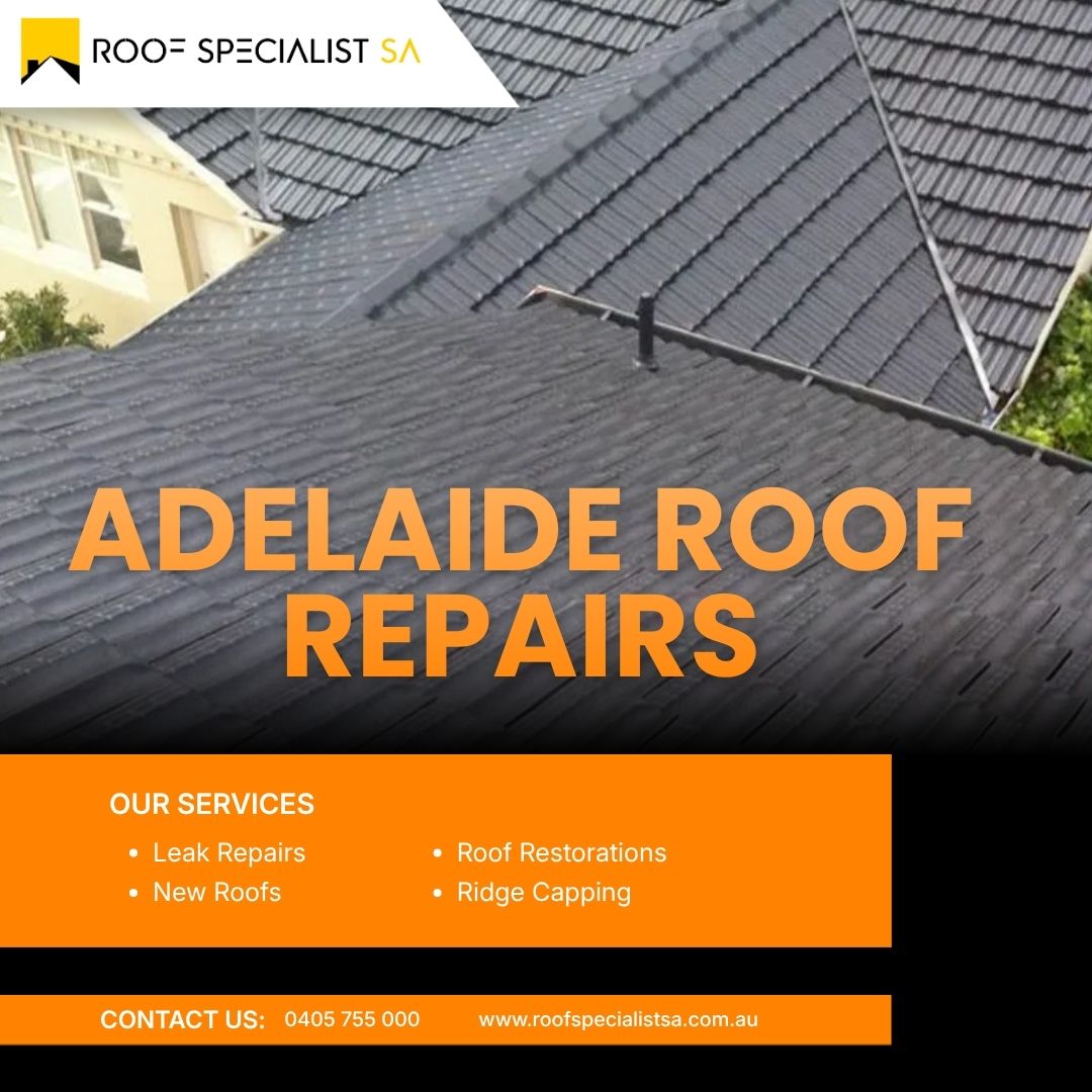 Adelaide roof repairs Extend your roof lifespan with the industry’s best Adelaide roof repairs offered by Roof Specialist SA. We are all well-known for offering superior-quality roof repairs and maintenance at the best prices. Visit: https://www.roofspecialistsa.com.au/ by roofspecialistsa