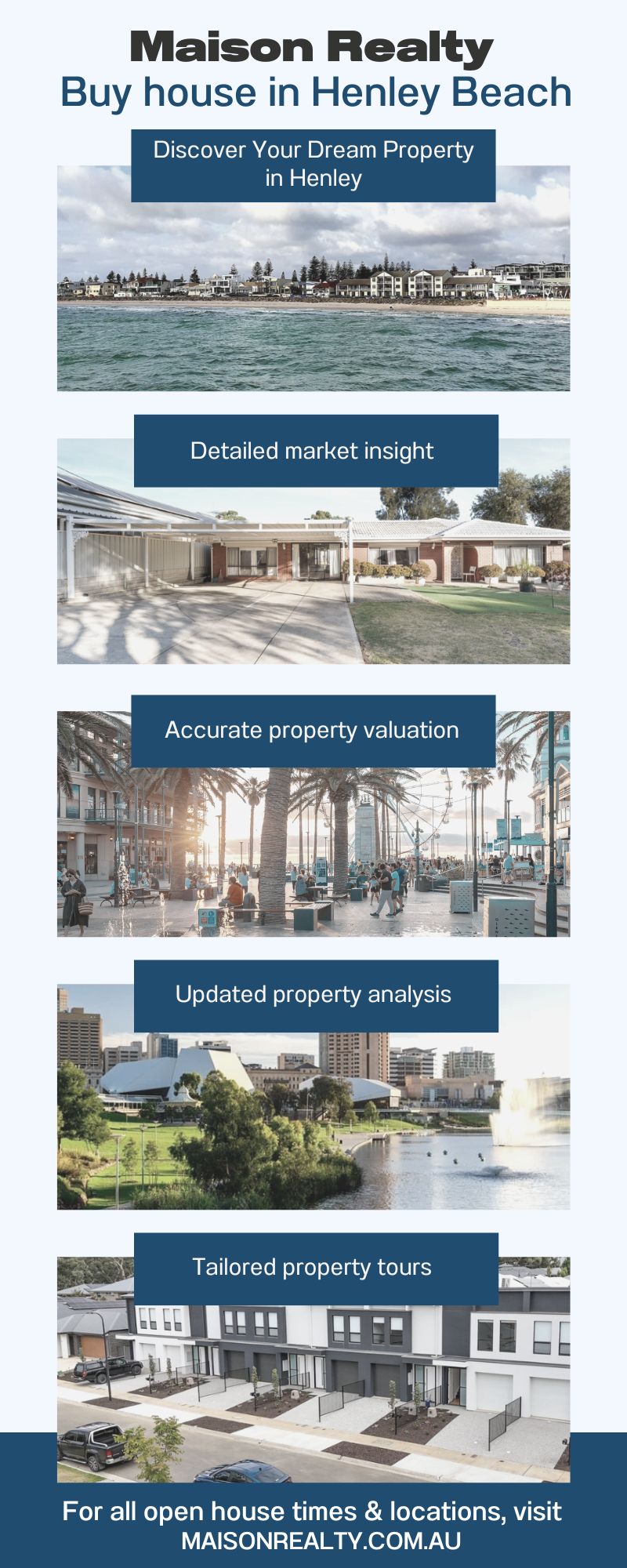 Buy house in Henley Beach.jpg Looking to buy house in Henley Beach? Well, buying a property in this area means investing in Adelaide’s most amazing coastal lifestyles. Visit us: https://maisonrealty.com.au/henley/ by maisonrealty