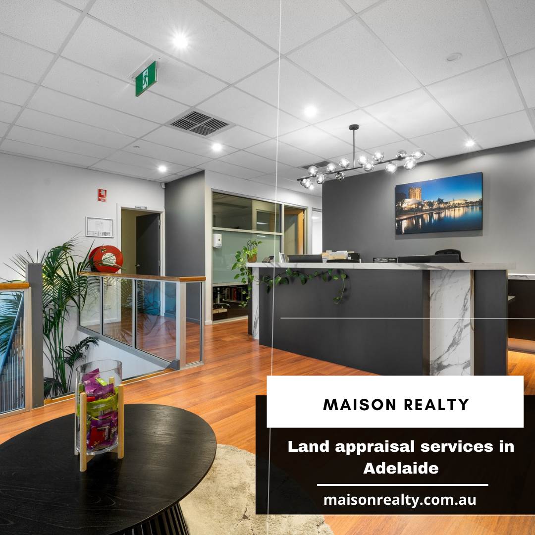 Land appraisal services in Adelaide.png Our experienced team carries out detailed research into current trends and council regulations to offer you a strategic and accurate valuation of any property. Visit us: https://maisonrealty.com.au/land-appraisal-services/ by maisonrealty