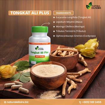 tongkat ali testosterone booster by Natural Elixirs