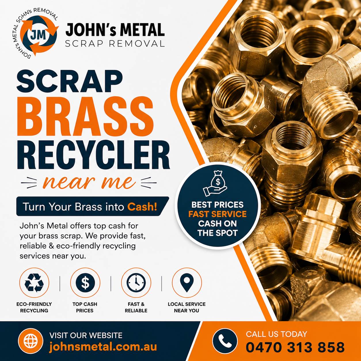 Scrap brass recycler near me John’s Metal Scrap Removal is undoubtedly the most trusted Scrap brass recycler near me. Visit: https://johnsmetal.com.au/brass-recycle/ by johnmetal
