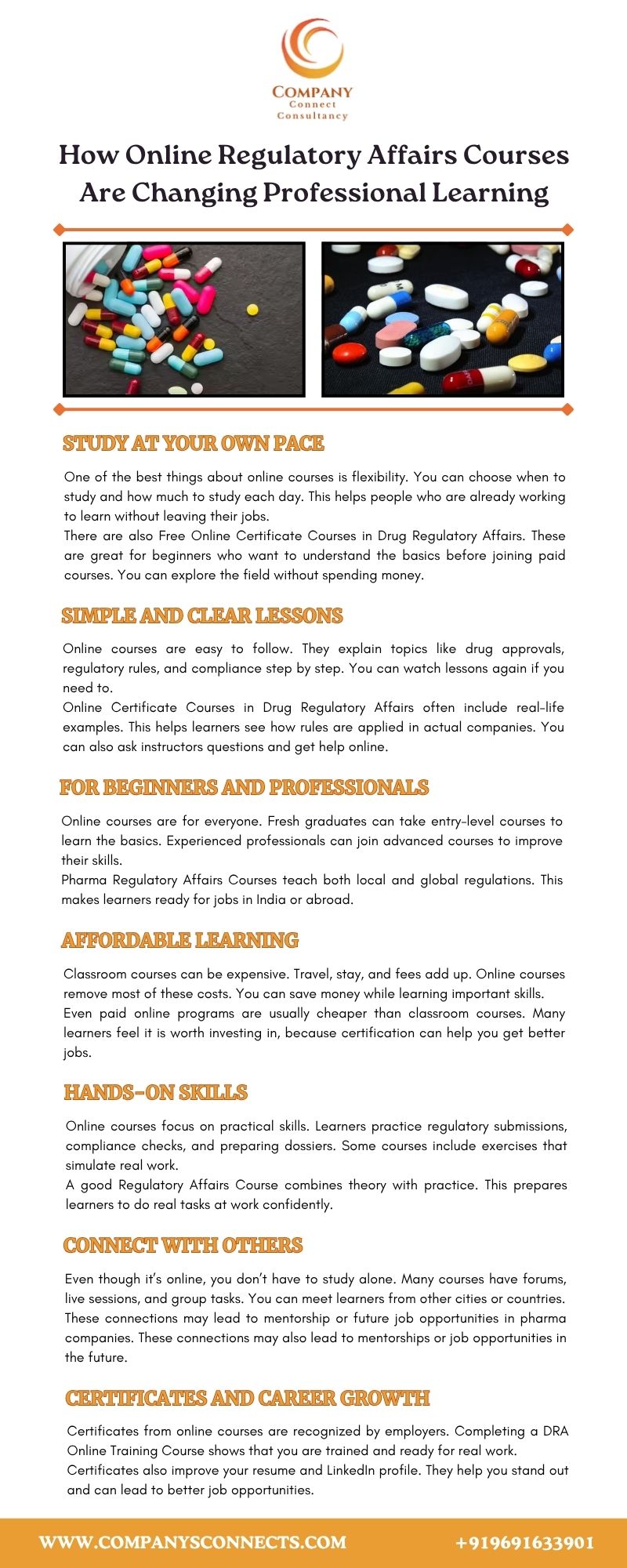 How Online Regulatory Affairs Courses Are Changing Professional Learning.jpg Read about How Online Regulatory Affairs Courses Are Changing Professional Learning in the given infographic and get more information at: https://www.companysconnects.com. by companysconnects