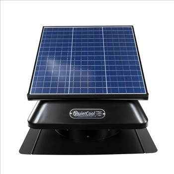 Get the attic exhaust fan powered by a solar panel by wholehousefan
