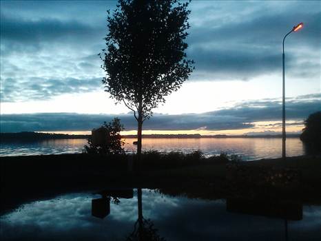 sunset at loughrea lake 1 copy 2.jpg - undefined