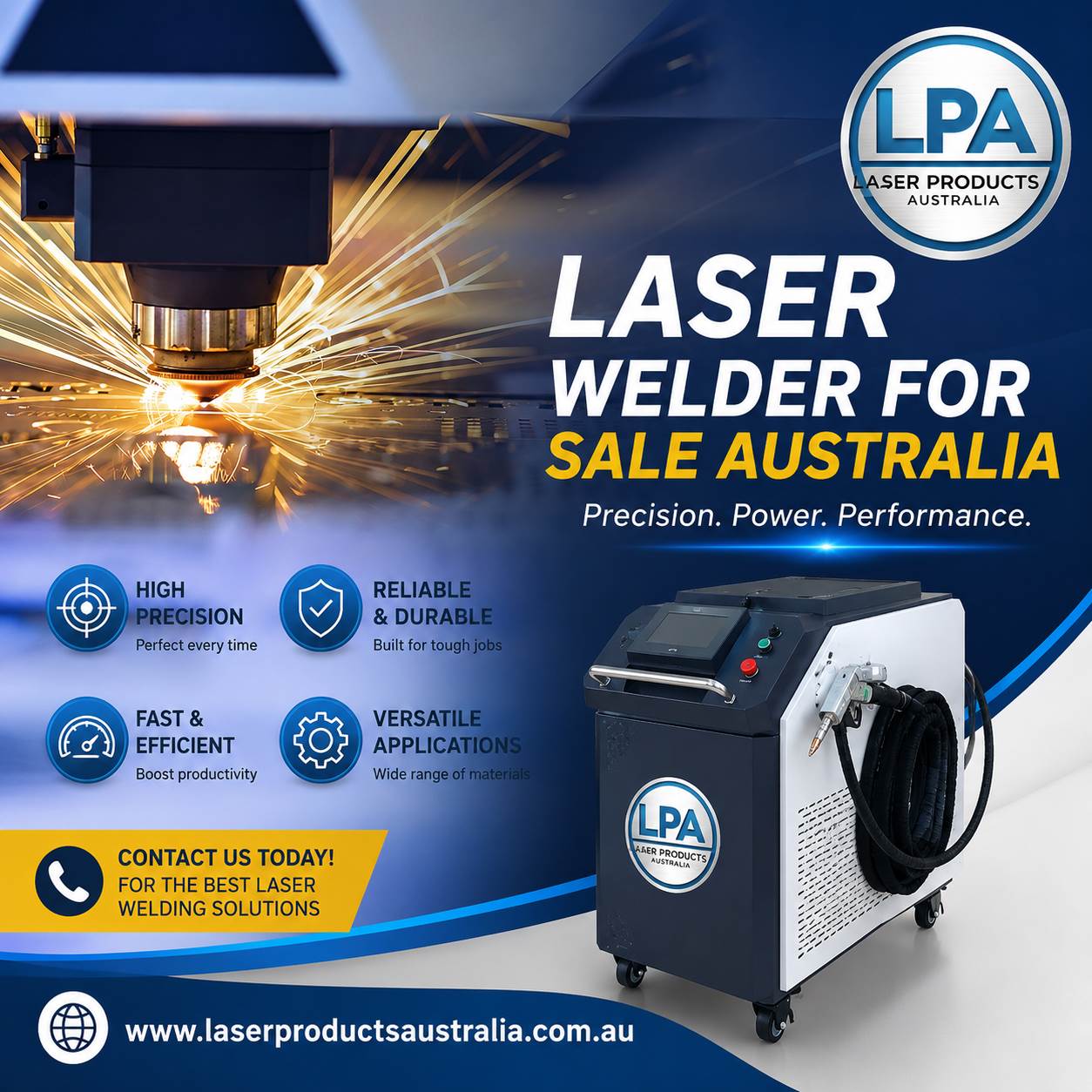 Laser welder for sale Australia When it comes to upgrading your workshop operations, you will need reliable machinery built for precision, speed, and durability. Visit: https://www.laserproductsaustralia.com.au/product-category/laser-welders/ by Laserproductsaustralia