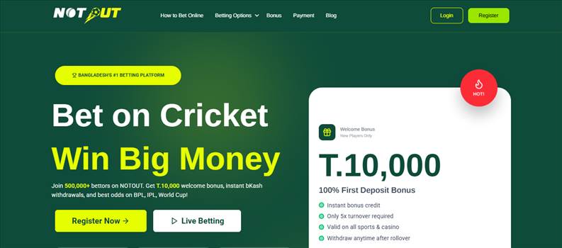 Best Betting Website in Bangladesh - NOTOUT.png by notoutme
