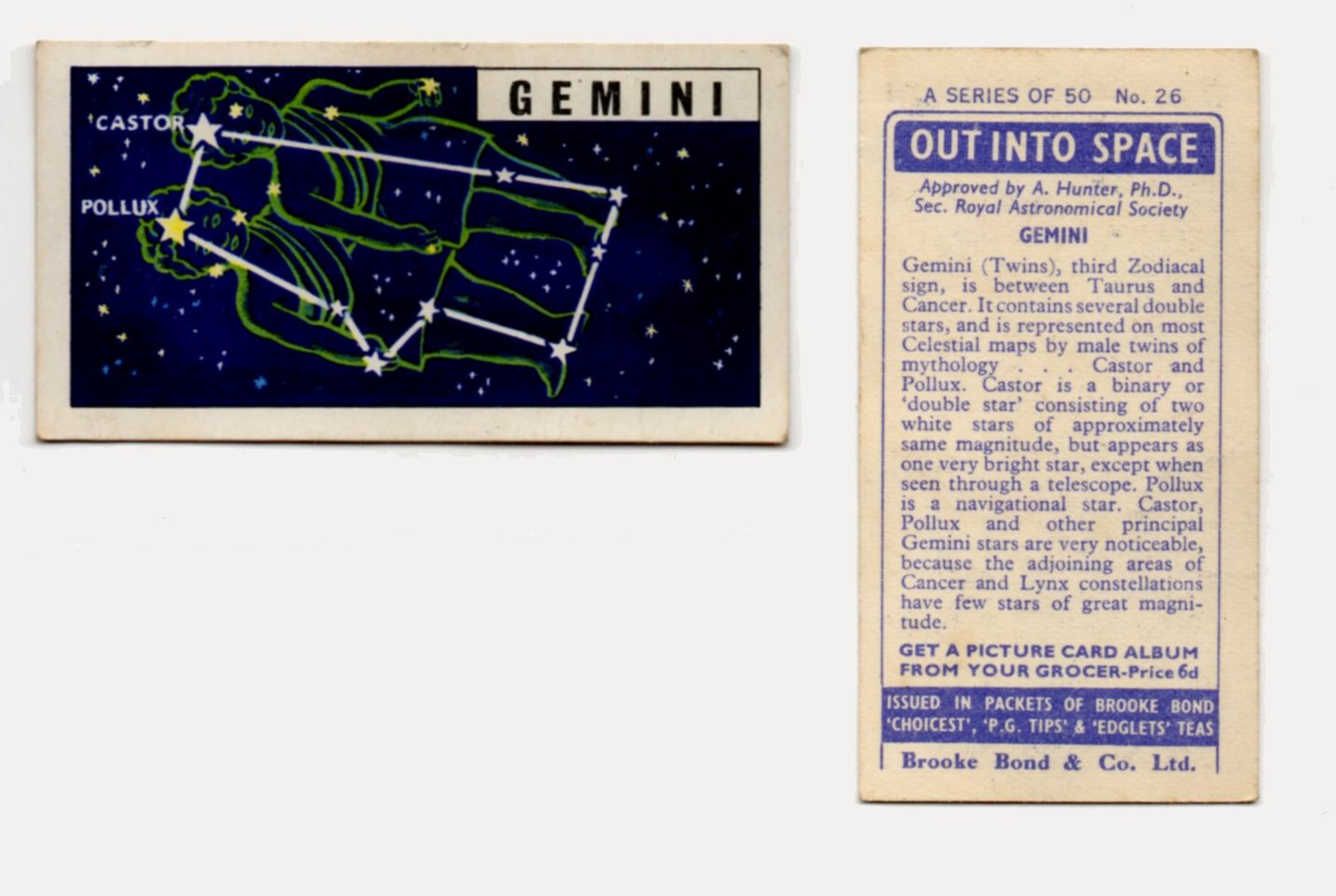 Brooke Bond Out Into Space #26 Gemini CC0247.jpg  by whitetaylor
