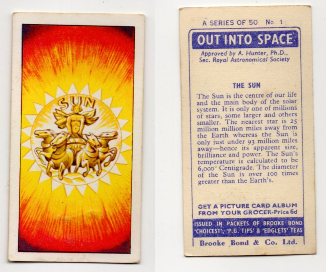 Brooke Bond Out Into Space #01 The Sun CC0240.jpg  by whitetaylor
