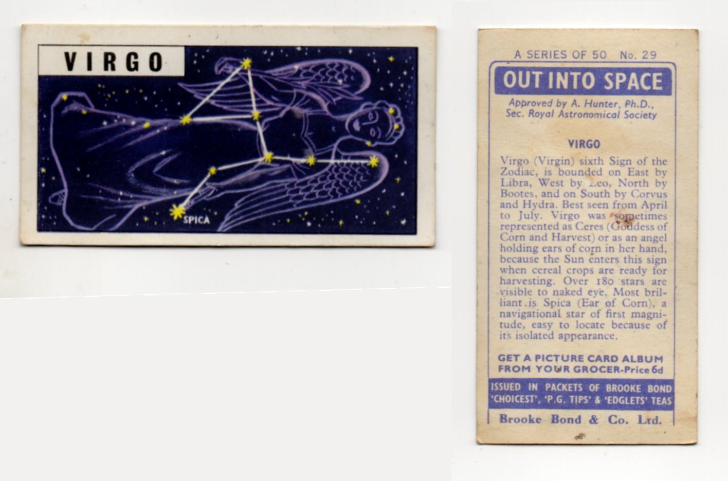 Brooke Bond Out Into Space #29 Virgo CC0250.jpg  by whitetaylor