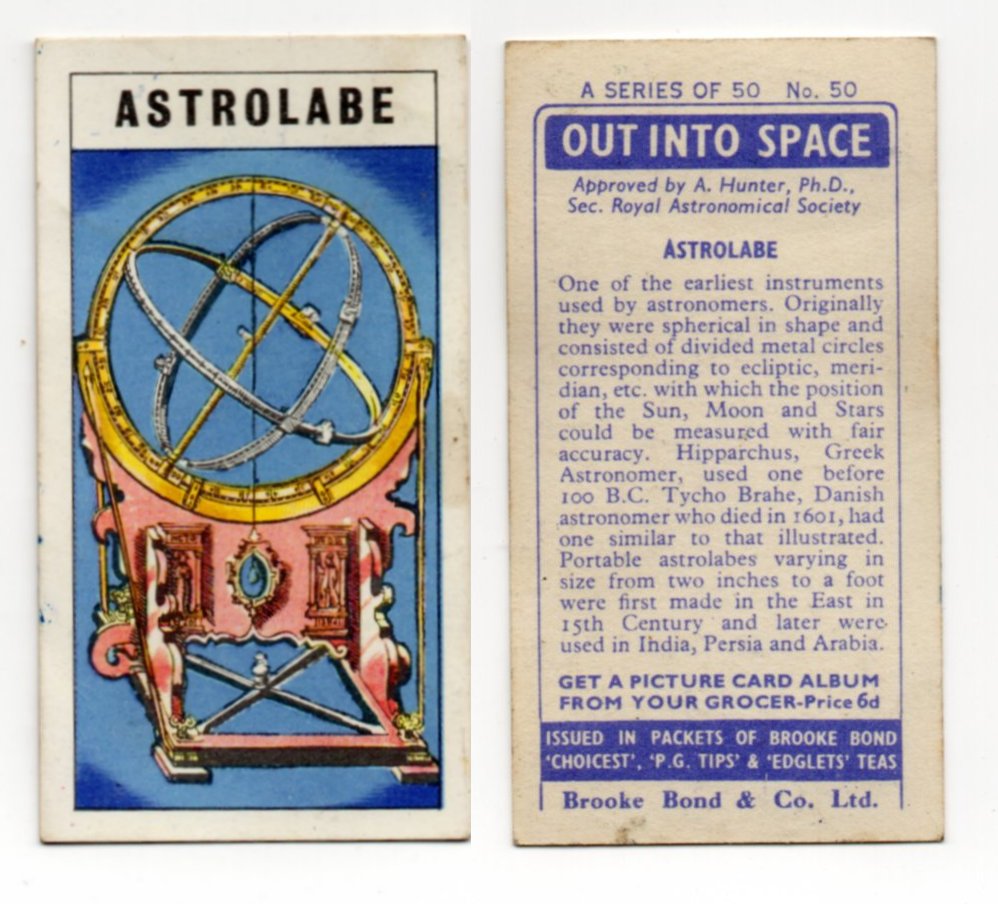 Brooke Bond Out Into Space #50 Astrolabe CC0261.jpg  by whitetaylor