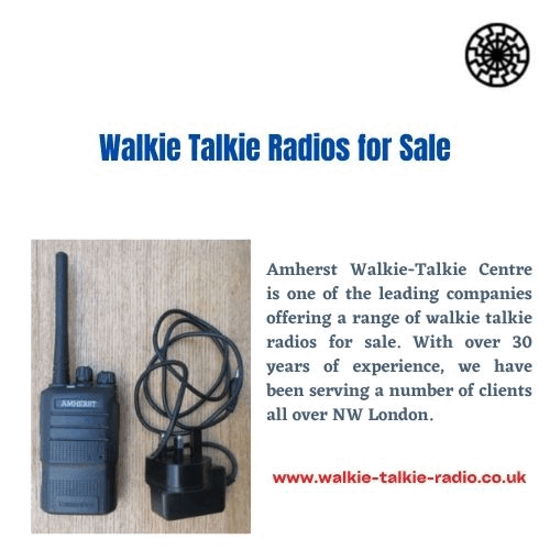 Walkie Talkie Radios for Sale Amherst Walkie-Talkie Centre is one of the leading companies offering a range of walkie talkie radios for sale.  For more details, visit: https://www.walkie-talkie-radio.co.uk/ by walkietalkieradio