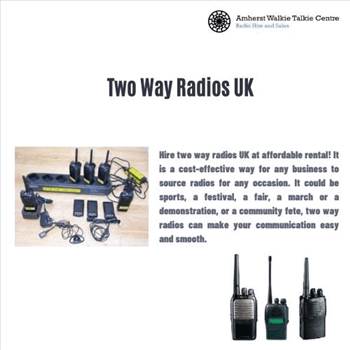 Two Way Radios UK by walkietalkieradio