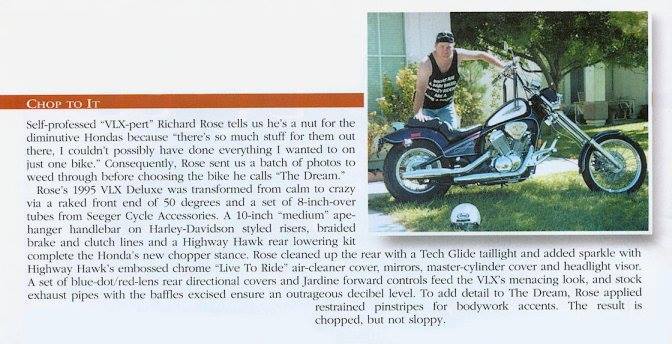 Magazine Apperance Motorcycle Cruiser - April 2002 issue by ShadowShack