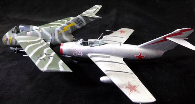 Ta183 and MiG 15.JPG - 