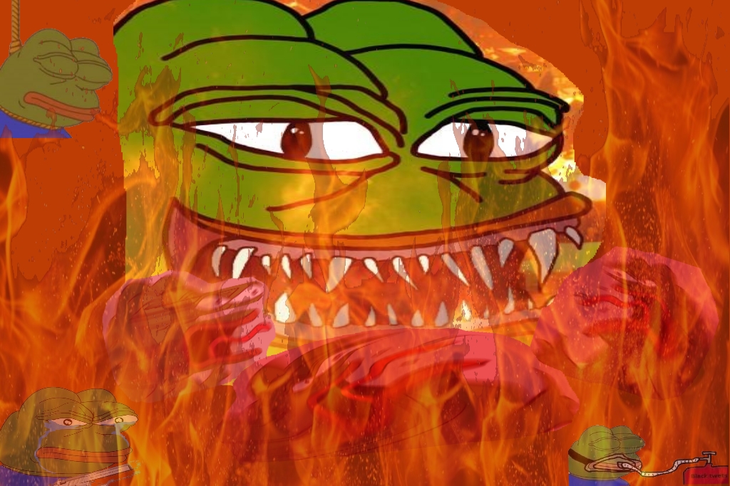 Rare Fire Pepe  by xxXMemeLord420Xxx