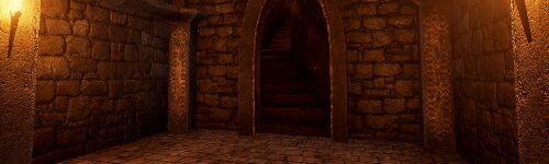 bottom of dungeon stairs.jpg  by CraftyQueen