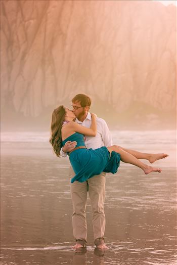 Laura and Zach Engagement in Morro Bay, California