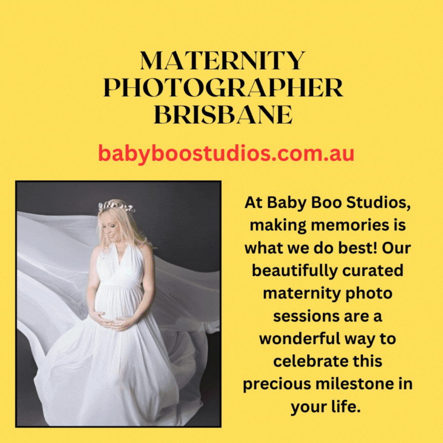 Maternity Photographer Brisbane At Baby Boo Studios, making memories is what we do best! Our beautifully curated maternity photo sessions are a wonderful way to celebrate this precious milestone in your life. Website: https://babyboostudios.com.au by Babyboostudios