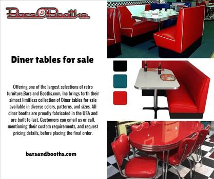 Diner tables for sale by barsandbooths