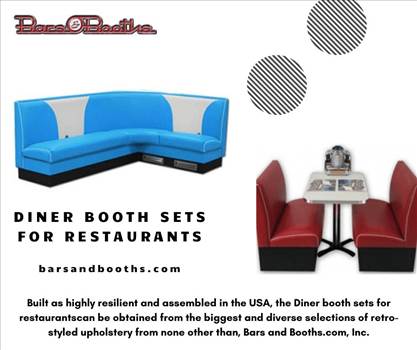 Diner booth sets for restaurants - Built as highly resilient and assembled in the USA, the Diner booth sets for restaurantscan be obtained from the biggest and diverse selections of retro-styled upholstery from none other. For more details, visit:  https://barsandbooths.com/diner-booths/