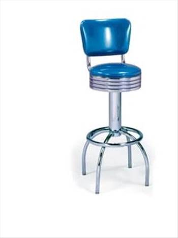 Retro Bar Table and Stools by barsandbooths