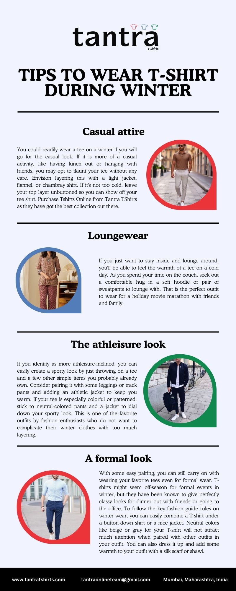 Tips to wear t-shirt during winter.jpg  by Tantratshirts