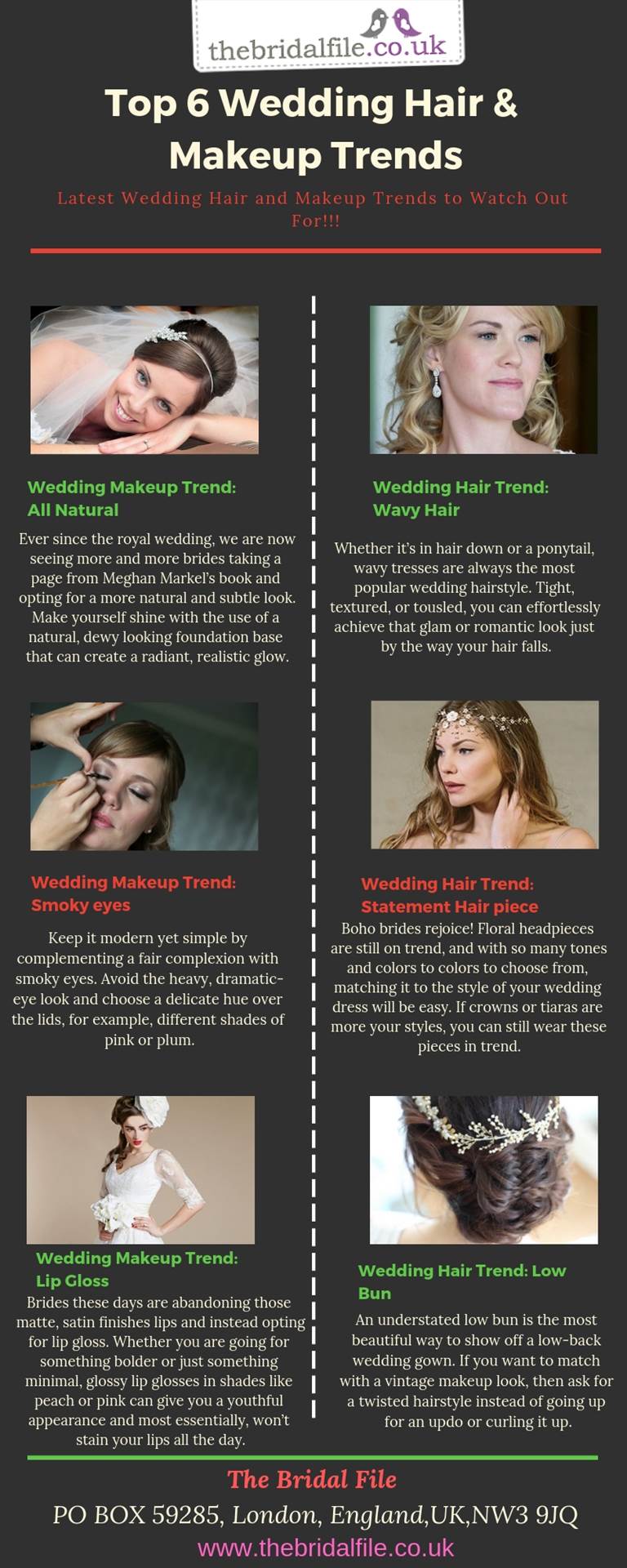 Top 6 Wedding Hair & Makeup Trends.jpg  by thebridalfile