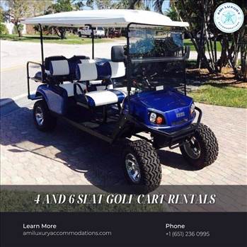 4 And 6 Seat Golf Cart Rentals by amiluxury