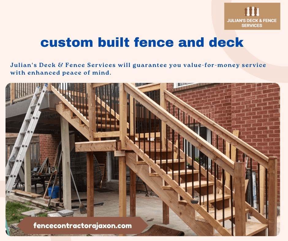 custom built fence and deck Rely on the best custom-built fence and deck builder and installation provider for decking and remodeling services. For more visit: https://fencecontractorajaxon.com/ by Fencecontractorajaxon