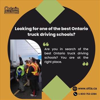 Looking for one of the best Ontario truck driving schools? by Ontariotrucktraining