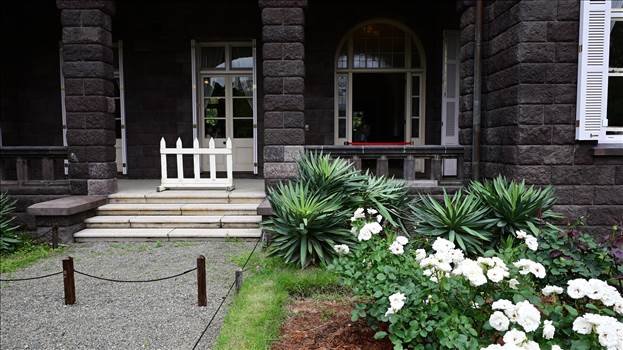 Kyu-Furukawa-Tei; the former Furukawa residence of modern Japanese architecture and a rose garden.