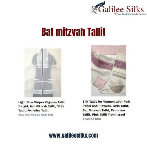 Bat mitzvah Tallit Are you looking for the best quality Bat mitzvah Tallit? Is your girl ready for the first important ceremony of her life?  For more details, visit: https://www.galileesilks.com/collections/bat-mitzvah-tallit by amramrafi