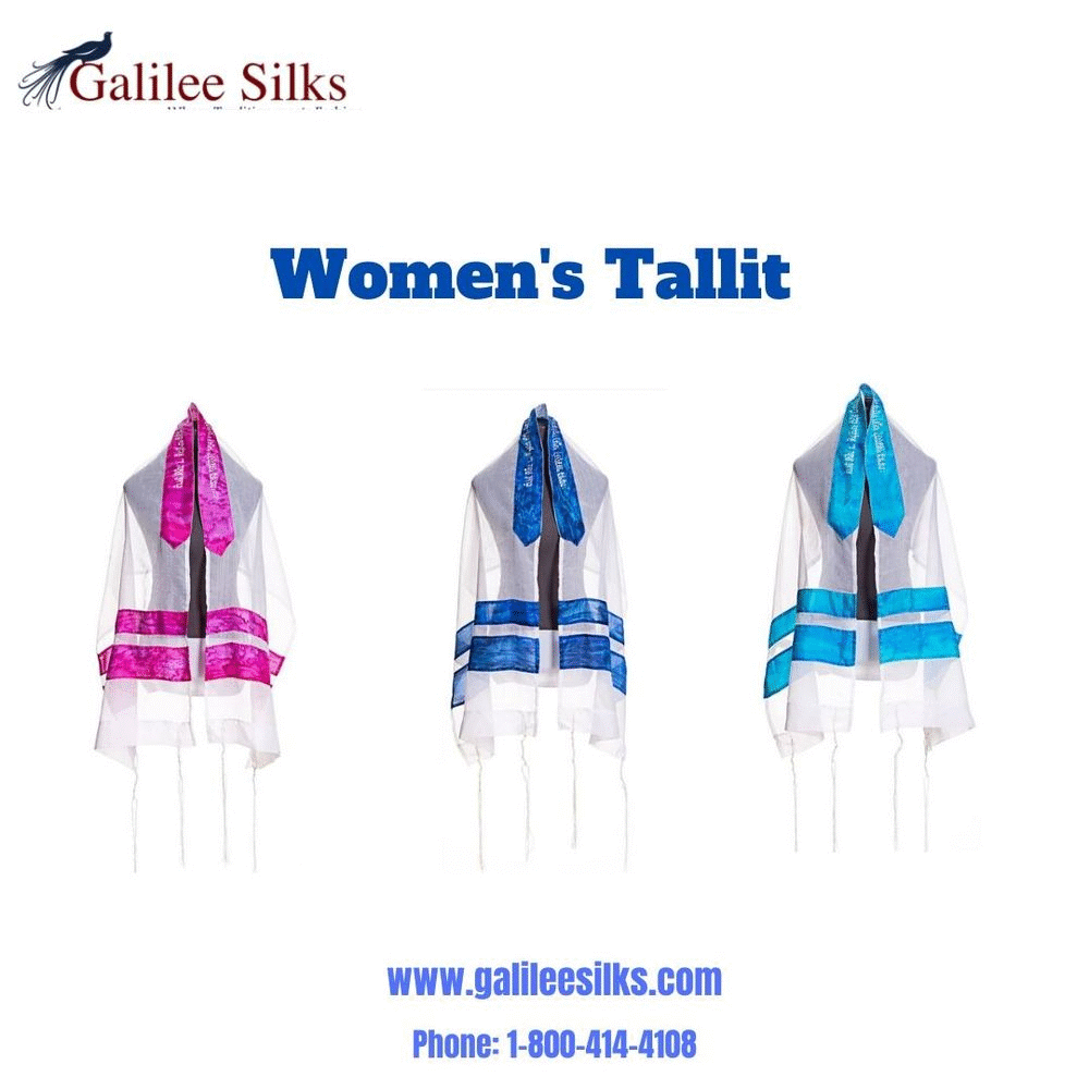 Women's Tallit A lot of women are in search for colorful designs and elegant tallits. So if you are also searching for the best tallits then just visit us at Galilee Silks. For more details, visit: https://www.galileesilks.com/collections/womens-tallit-1 by amramrafi