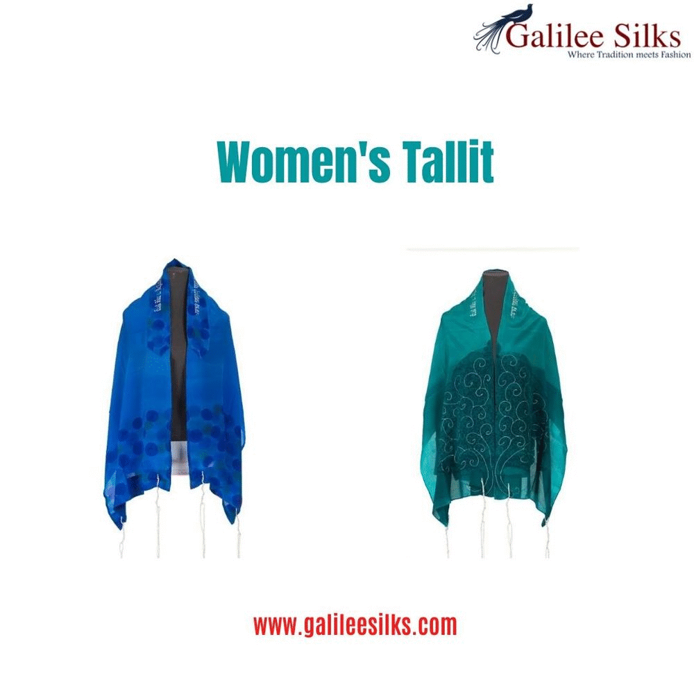 Women's Tallit Well, there was a time when women weren’t allowed to wear tallits. For more details, visit: https://www.galileesilks.com/collections/womens-tallit-1 by amramrafi