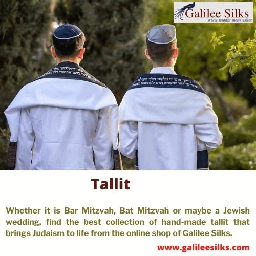 Tallit Whether it is Bar Mitzvah, Bat Mitzvah or maybe a Jewish wedding, find the best collection of hand-made tallit that brings Judaism to life from the online shop of Galilee Silks. For more details, visit: https://www.galileesilks.com/  by amramrafi