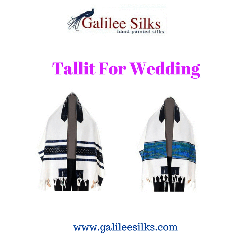 tallit for wedding.gif A Jewish marriage ceremony builds beautiful moments both for the bride and groom and their respective families. Such important moments seeks the best arrangements of a lifetime. For more details, visit: https://www.galileesilks.com/ by amramrafi