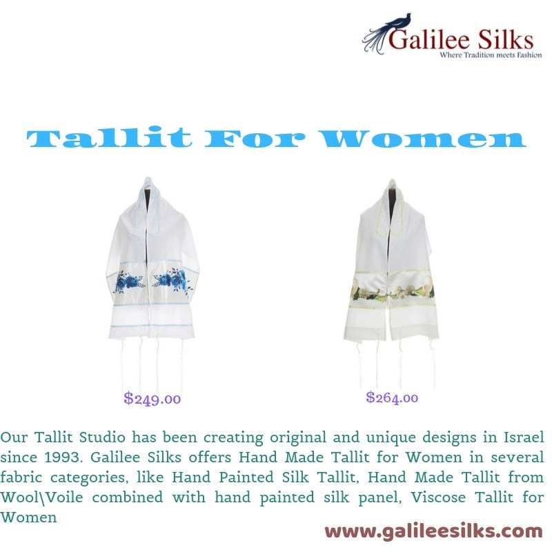 Tallit for women Tallit for women used to evoke a lot of controversy in earlier days. But in modern times, they have become a trending fashion and Jewish women around just love wearing them. For more details, visit: https://bit.ly/2PxtWF8 by amramrafi