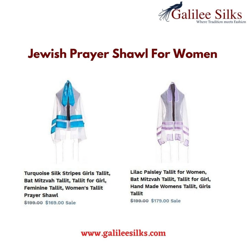 Jewish prayer shawl for women Shop traditional and modern Jewish prayer shawl for women at galileesilks. Browse our wide variety of styles and designs made of different base materials. For more details, visit: https://www.galileesilks.com/collections/womens-tallit-1 by amramrafi