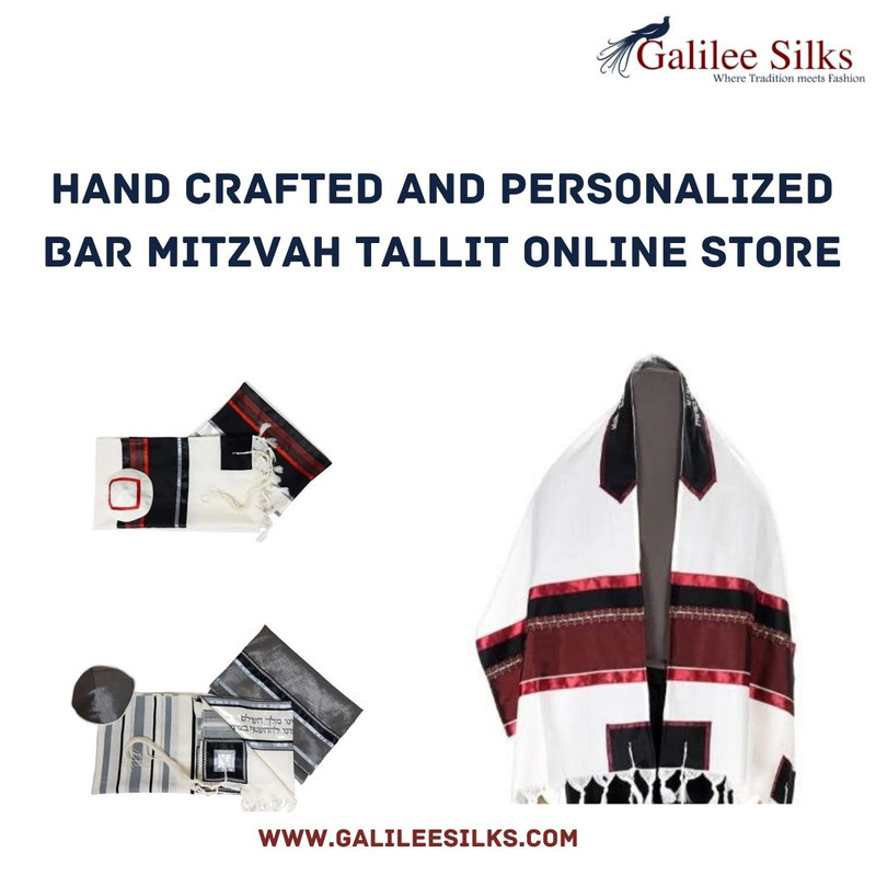 Hand Crafted and Personalized Bar Mitzvah Tallit Online Store Access useful information on the Bar Mitzvah occasion here and the Bar Mitzvah Tallit options you have with Galilee Silks. For more details, please visit: https://www.galileesilks.com/collections/bar-mitzvah-tallit by amramrafi