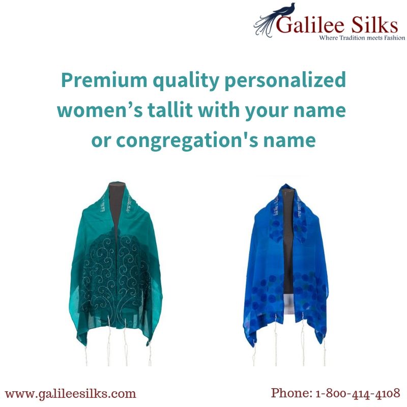 Premium quality personalized women’s tallit with your name or congregation's name It cannot be denied that the women’s tallit is one of the most important Jewish religious symbols that are used during prayers.  For more details, visit this link: https://bit.ly/2LIsJJ5
 by amramrafi