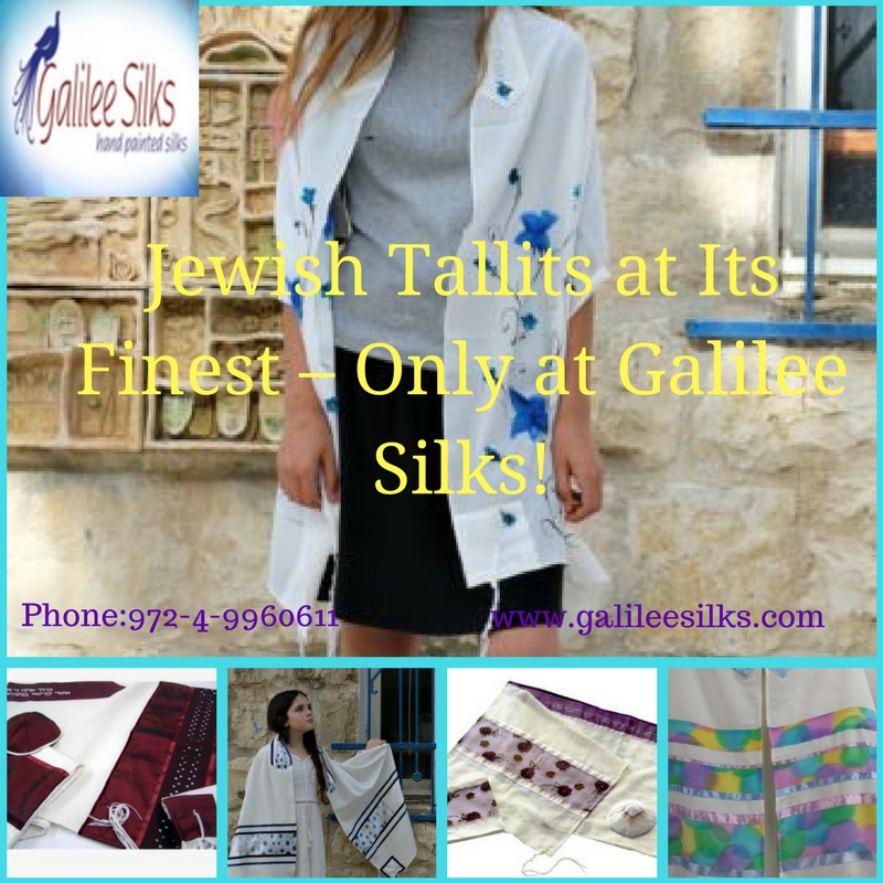 Jewish Tallits at Its Finest – Only at Galilee Silks!.jpg All traditional attire is always pre-dominantly influenced by religion. Know how tallits from Galilee Silks honors this significance. For more details, visit this link: http://www.sooperarticles.com/shopping-articles/clothing-articles/jewish-tallits-its-f by amramrafi