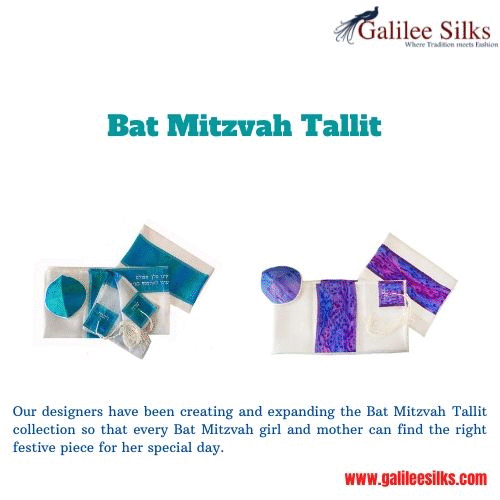 Bat mitzvah Tallit Are you looking for the best quality Bat mitzvah Tallit? Is your girl ready for the first important ceremony of her life?  For more derails, visit: https://www.galileesilks.com/collections/bat-mitzvah-tallit by amramrafi
