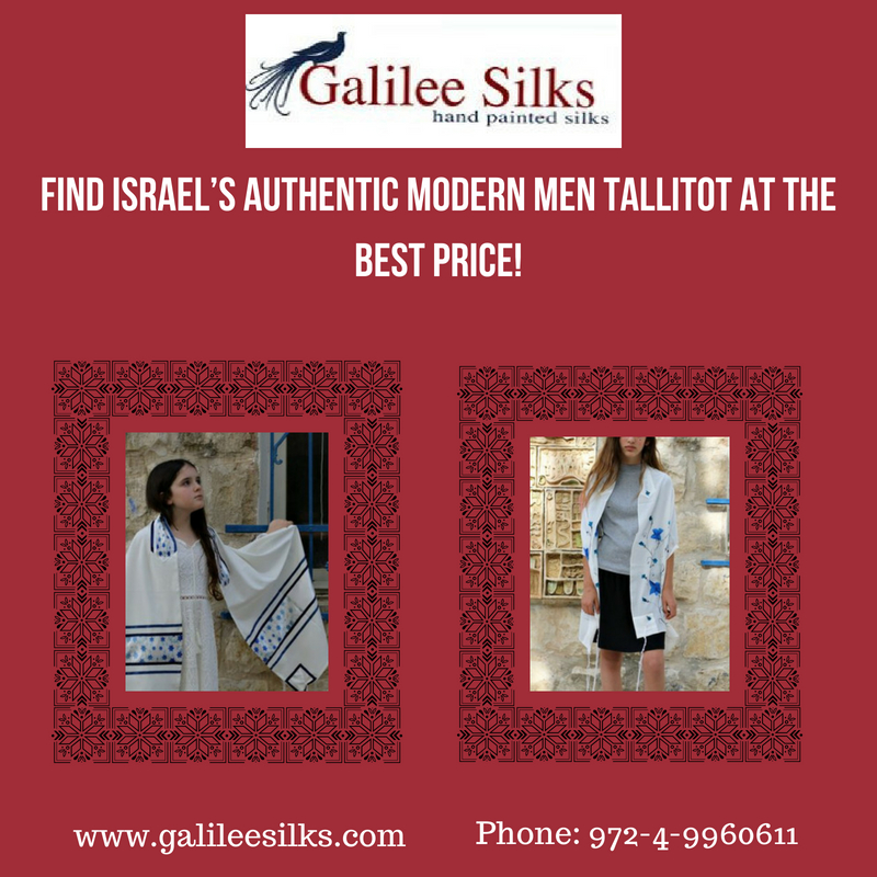 Find Israel’s Authentic Modern Men Tallitot at the Best Price!.jpg Jewish tallit or the Jewish prayer shawl, bestows a spiritual sense while performing prayers. For more details, visit this link: http://galileesilkstalit.blogspot.in/2018/05/find-israels-authentic-modern-men.html by amramrafi