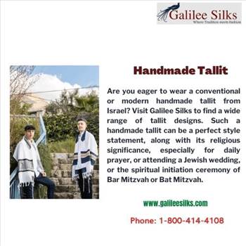 handmade tallit - Are you eager to wear a conventional or modern handmade tallit from Israel? Visit Galilee Silks to find a wide range of tallit designs. For more details, visit: https://www.galileesilks.com/\r\n\r\n