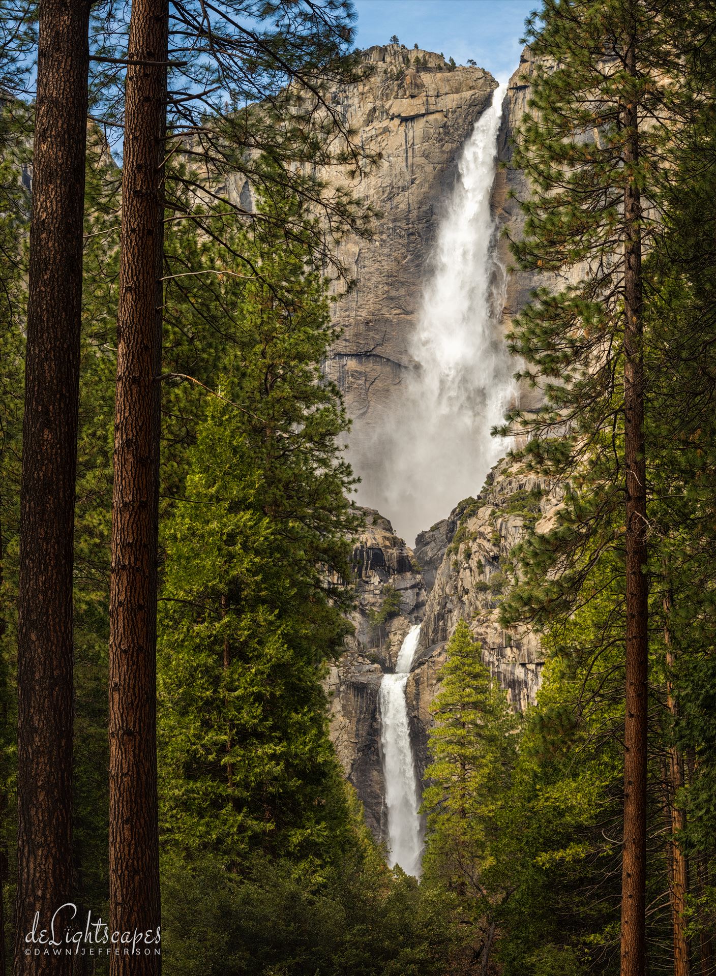 Yosemite Falls Yosemite Falls in Yosemite National Park. by Dawn Jefferson