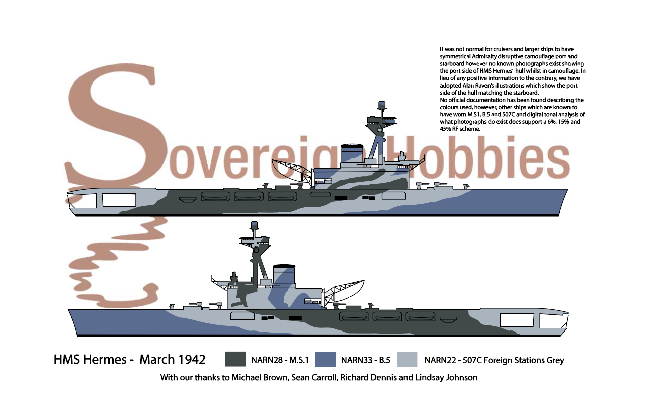 HMS Hermes 1942 Sovereign.png  by jamieduff1981